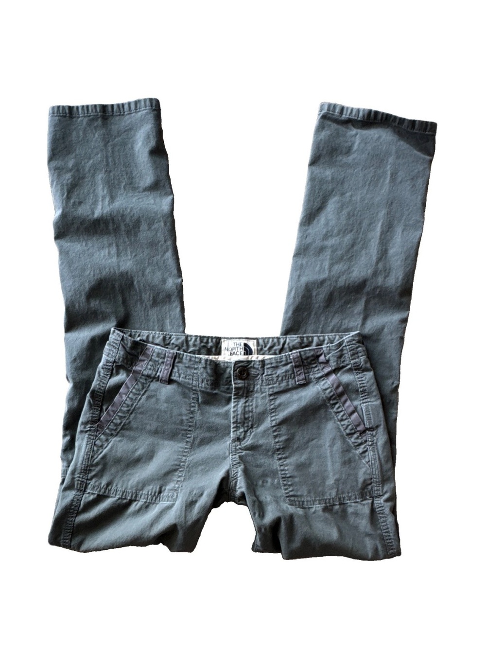 The North Face Gray Utility Outdoor Pants Cargo Travel Hiking Straight Leg